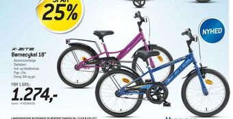 Thansen Børnecykel 18" tilbud