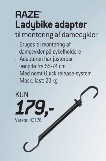 Thansen Ladybike adapter tilbud