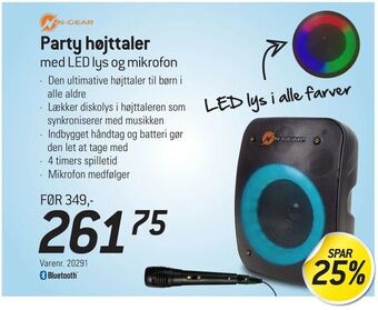 Thansen Party højttaler tilbud