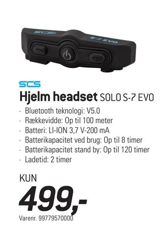 Thansen Hjelm headset tilbud