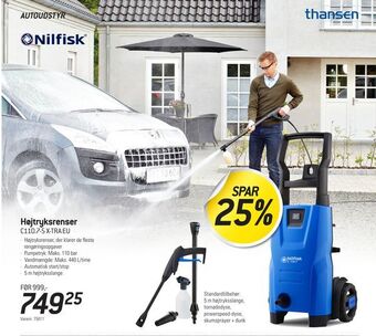 Thansen Højtryksrenser tilbud