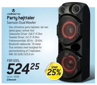 Thansen Party højttaler tilbud