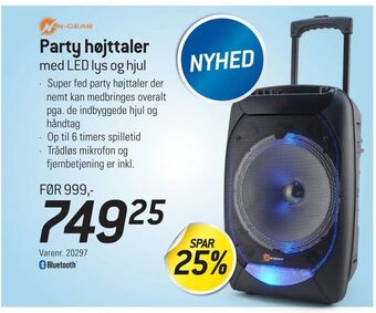 Thansen Party højttaler tilbud