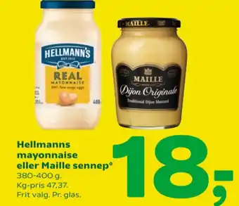 Coop 365 Hellmanns mayonnaise tilbud