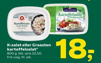 Coop 365 K-salat kartoffelsalat tilbud