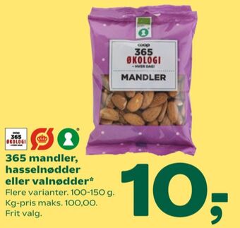Coop 365 Coop 365 hasselnødder tilbud