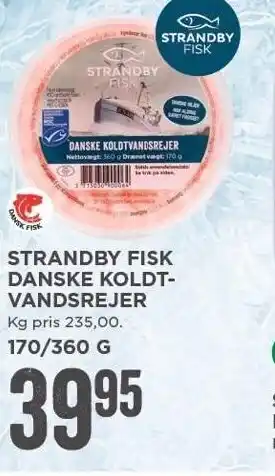 MENY Strandby fisk - danske koldtvands rejer tilbud
