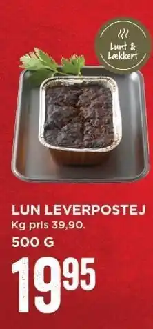 MENY Lun leverpostej tilbud