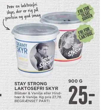 MENY Stay Strong Laktosefri Skyr tilbud