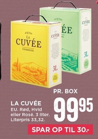 MENY La Cuvee tilbud