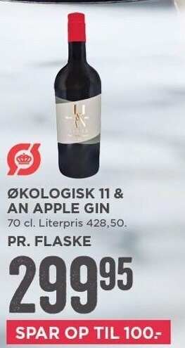 MENY Økologisk 11 & An Apple Gin tilbud