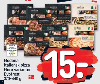 REMA 1000 Modena italiensk pizza tilbud