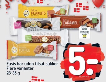 REMA 1000 Easis bar uden tilsat sukker tilbud