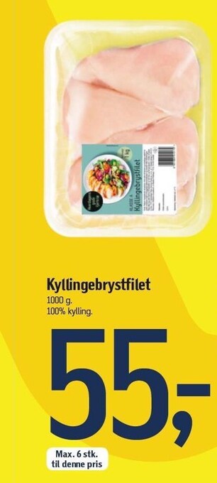 Føtex Kyllingebrystfilet tilbud