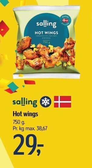 Føtex Hot wings tilbud