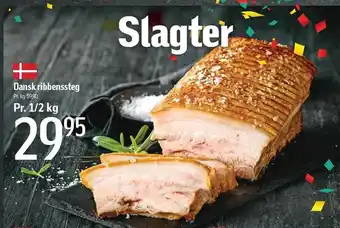 Føtex Dansk ribbenssteg pr. 1/2 kg. tilbud