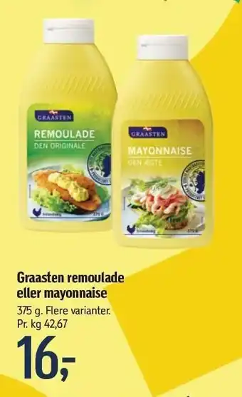 Føtex Graasten remoulade eller mayonaise tilbud