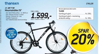 Thansen Mountainbike 26'' tilbud