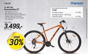 Thansen Mountainbike 29'' tilbud