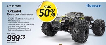 Thansen Fjernstyret bil tilbud