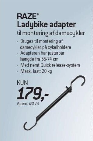 Thansen Ladybike adapter tilbud