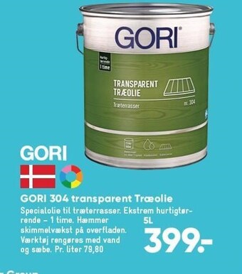 Bilka Gori 304 transparent træolie tilbud
