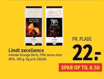SPAR Lindt excellence tilbud