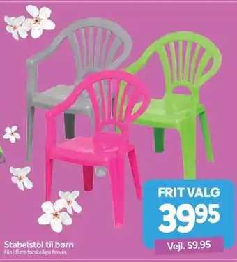 Stabelstol til børn