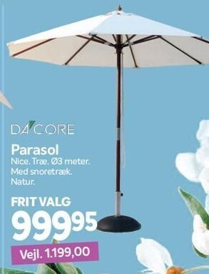 Din Isenkræmmer Parasol tilbud