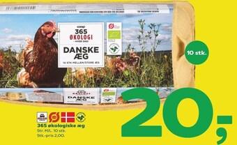 Coop 365 365 økologiske æg tilbud