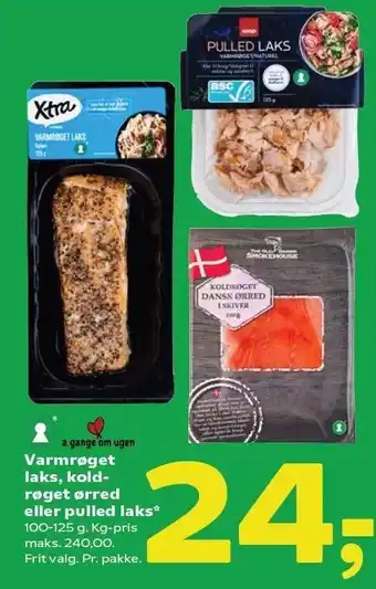 Coop 365 Varmrøget laks, koldrøget ørred el. pulled laks tilbud