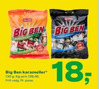 Coop 365 Big Ben karameller tilbud