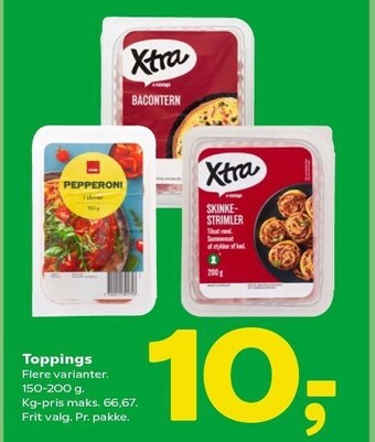 Coop 365 Toppings tilbud