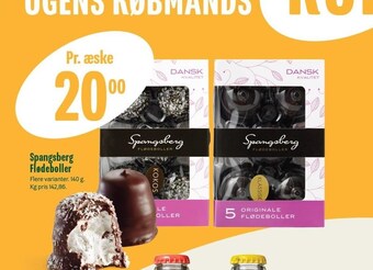 Min Købmand Spangsberg flødeboller tilbud