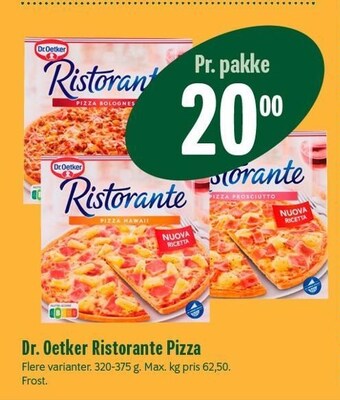 Min Købmand Dr. Oetker Ristorante pizza tilbud