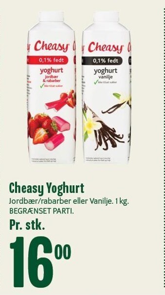 Min Købmand Cheasy yoghurt tilbud