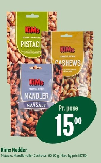 Min Købmand Kims nødder tilbud