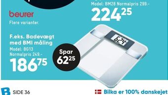 Bilka Badevægt med BMI måling tilbud