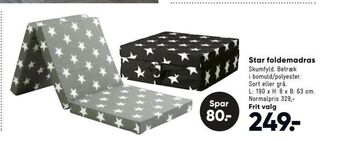 Bilka Star foldemadras tilbud