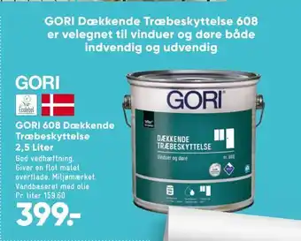 Bilka GORI 608 Dækkende Træbeskyttelse 2,5 Liter tilbud