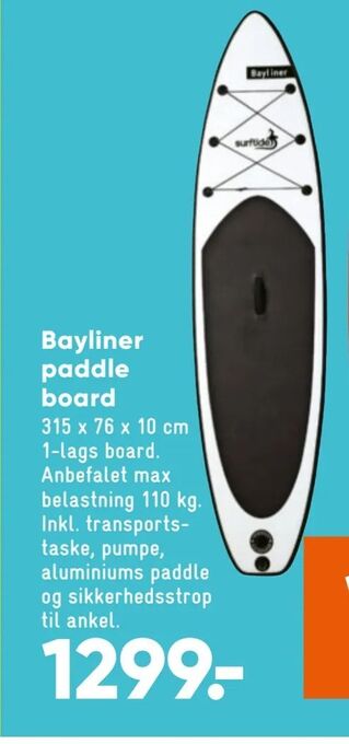 Bayliner paddle board