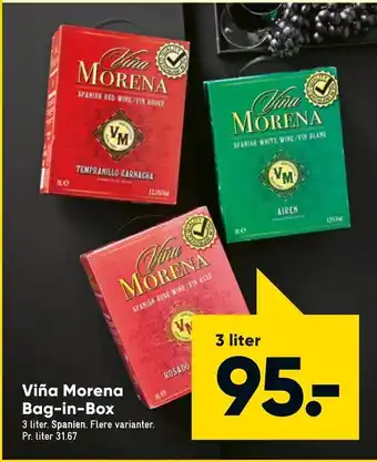 Bilka Viña Morena Bag-in-Box tilbud