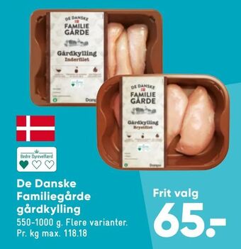 Bilka De Danske Familiegårde gårdkylling tilbud