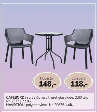 Daells Bolighus Cafebord tilbud