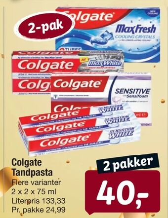 Fakta Tyskland Colgate Tandpasta tilbud