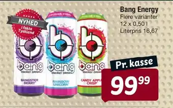 Fakta Tyskland Bang Energy tilbud