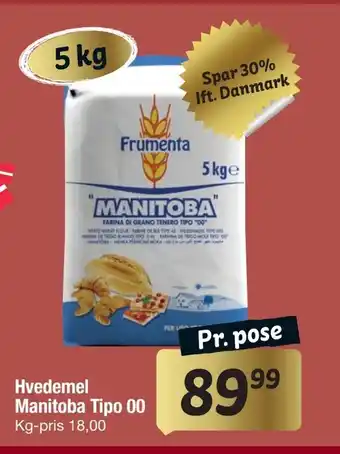 Fakta Tyskland Hvedemel Manitoba Tipo 00 tilbud