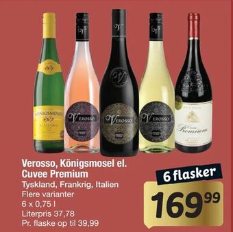 Verosso, Königsmosel el. Cuvee Premium