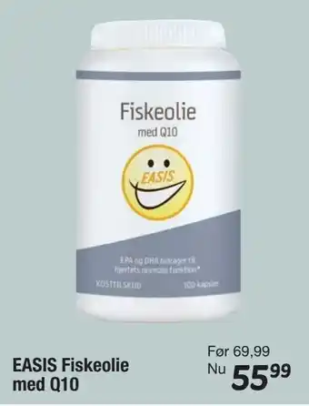 Fakta Tyskland EASIS Fiskeolie med Q10 tilbud