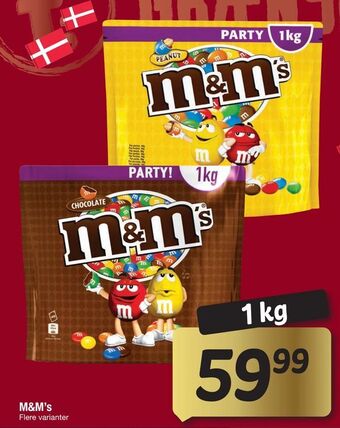 Fakta Tyskland M&M's tilbud